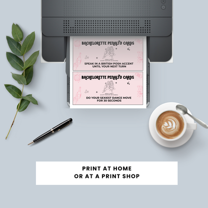 Bachelorette Party Contract - Pajamas & Prosecco Party