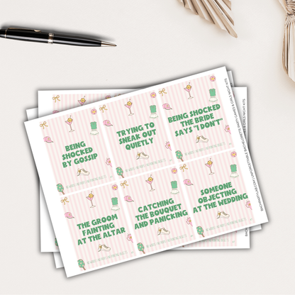Pickleball Charades Card Games
