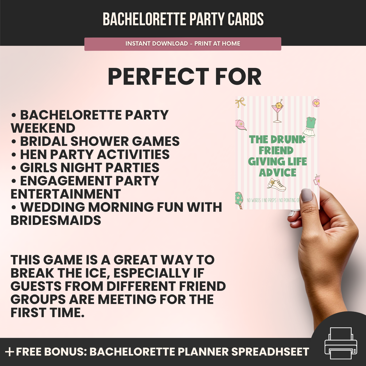 Pickleball Charades Card Games