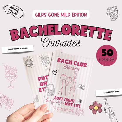 Girls Gone Mild Bachelorette Party Charades