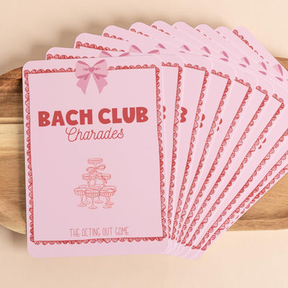 Coquette Bachelorette Charades Cards