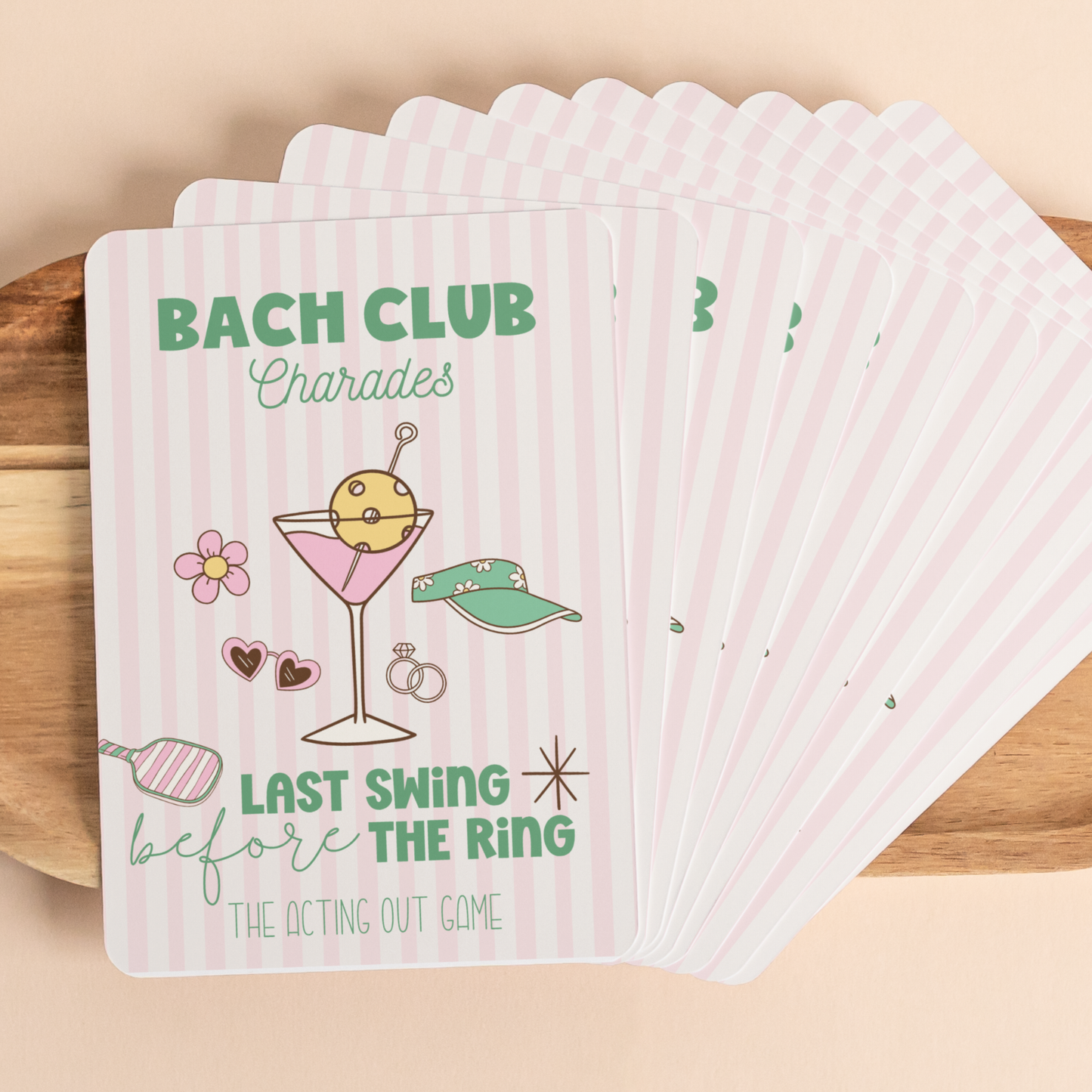 Pickleball Charades Card Games