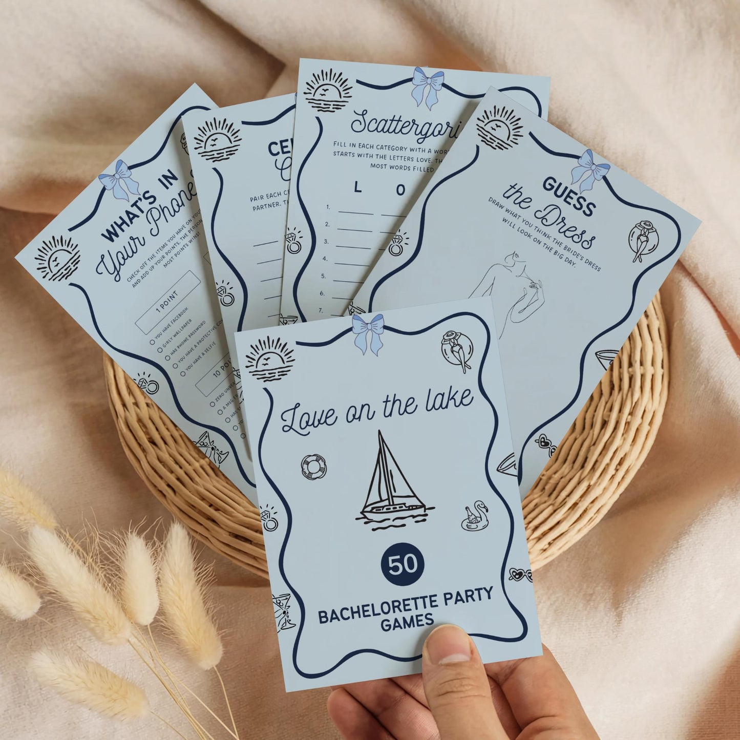 Love On The Lake Bachelorette Party Bundle - 50 Games
