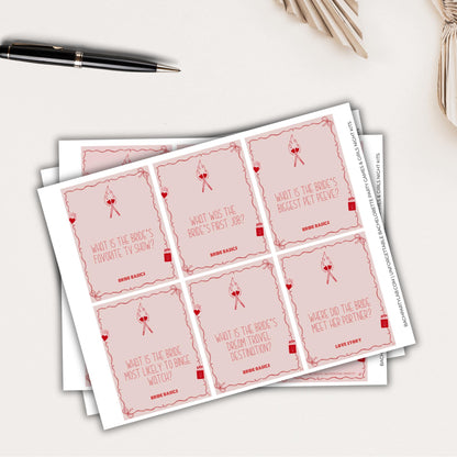 Perfect Match Bride Trivia Game