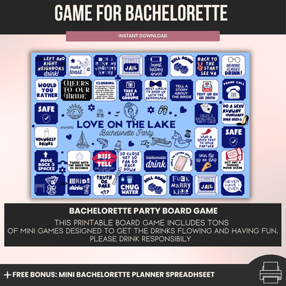 Drinking Board Game - Love on The Lake