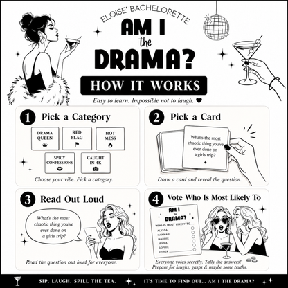 Am I The Drama? Slideshow Game For Girls Night