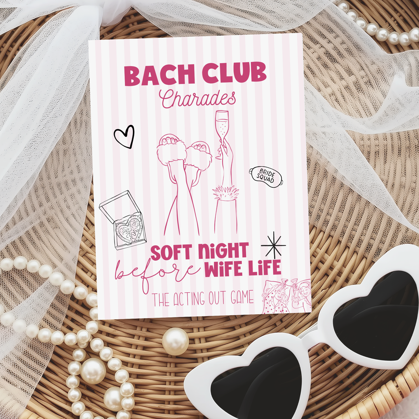 Girls Gone Mild Bachelorette Party Charades