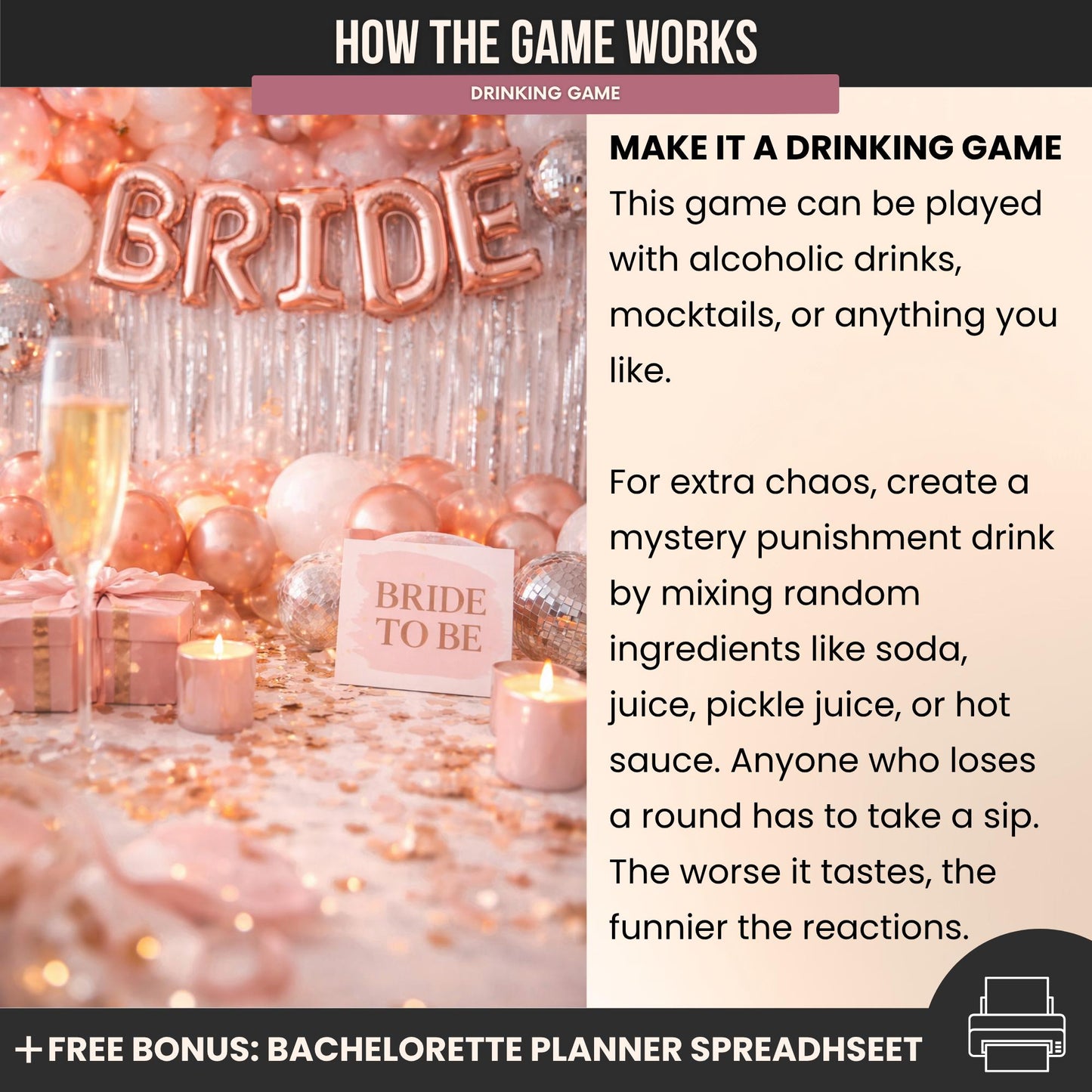 Perfect Match Bride Trivia Game
