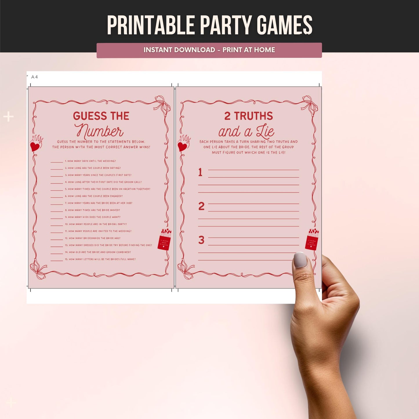 Perfect Match Bachelorette Party Bundle - 50 Games