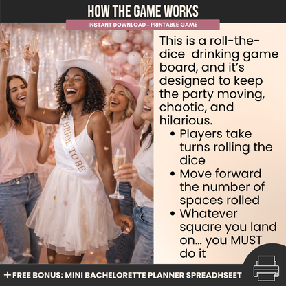Drinking Board Game - Love on The Lake