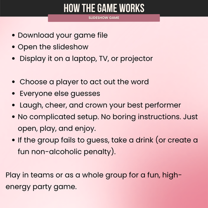 Am I The Drama? Slideshow Game For Girls Night