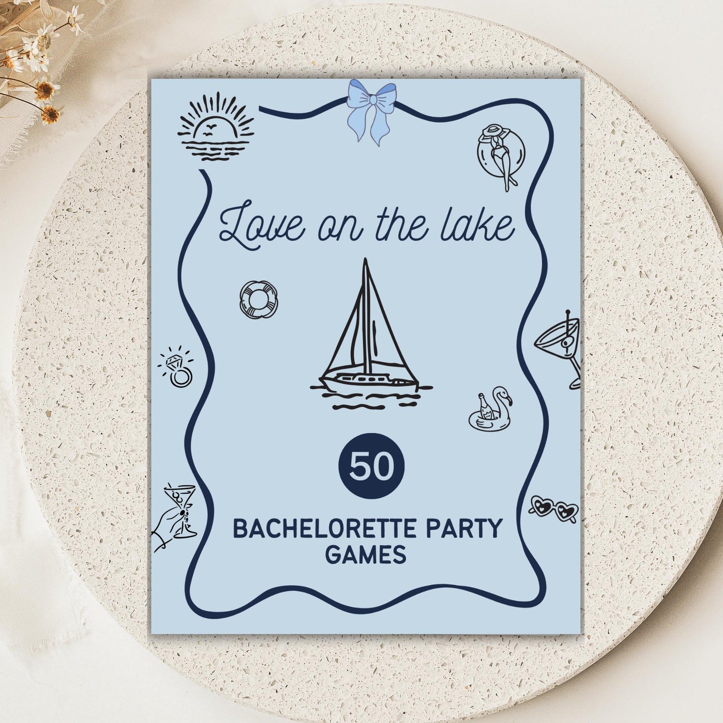 Love On The Lake Bachelorette Party Bundle - 50 Games