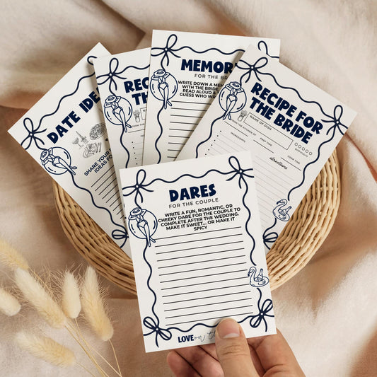 Love On The Lake Bachelorette Wishes and Advice Card