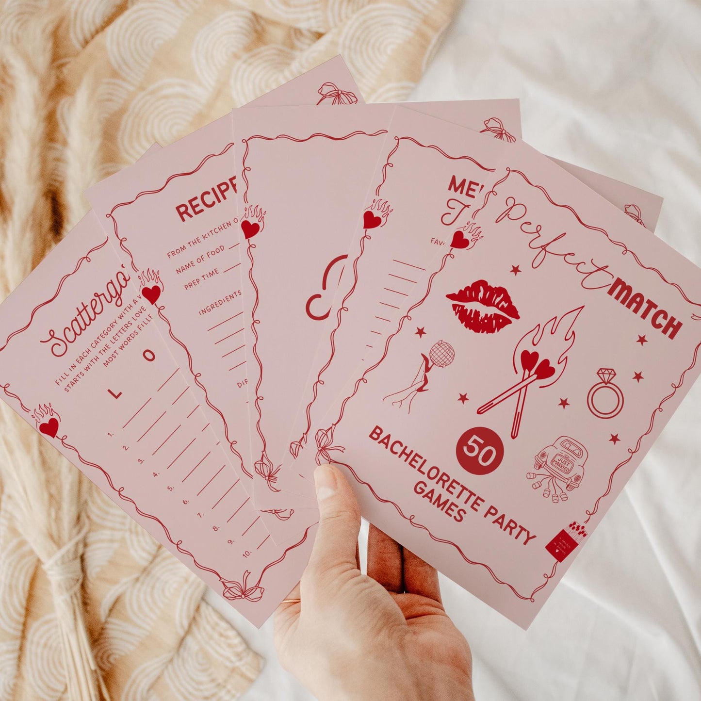 Perfect Match Bachelorette Party Bundle - 50 Games