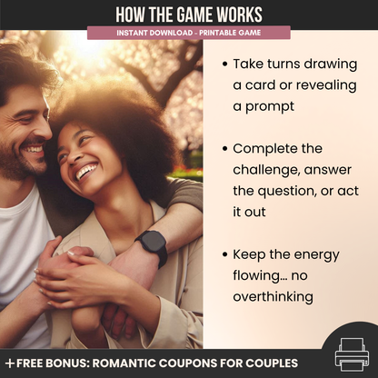 Couples Truth And  Spicy Dare Cards