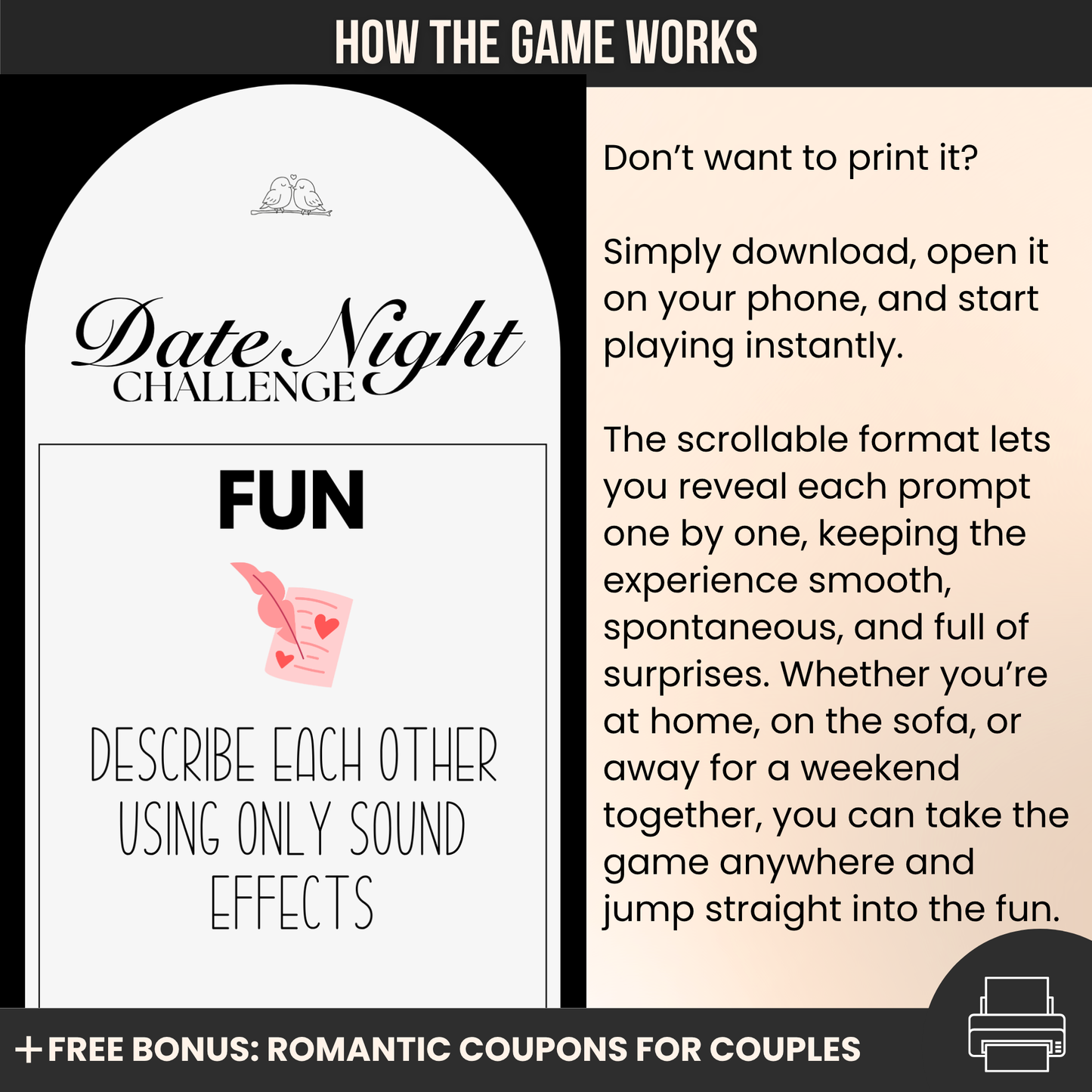Couples Truth And  Spicy Dare Cards
