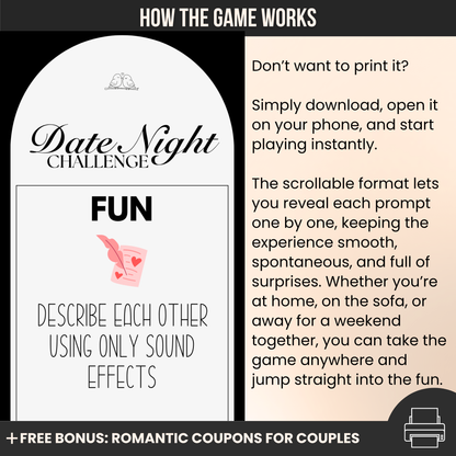 Couples Truth And  Spicy Dare Cards