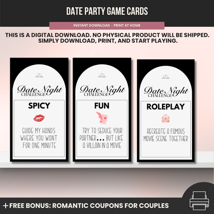 Couples Truth And  Spicy Dare Cards