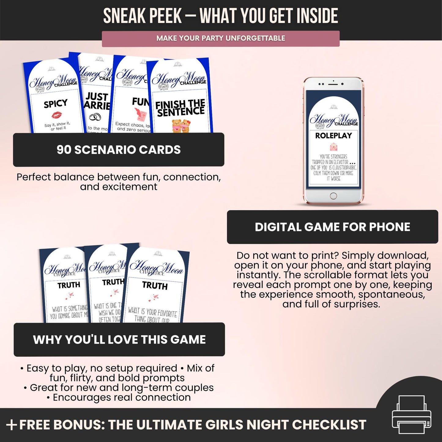 Honeymoon Game For Couples