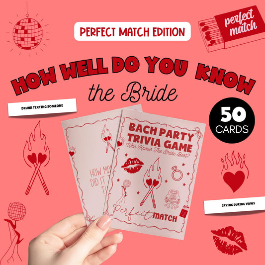 Perfect Match Bride Trivia Game