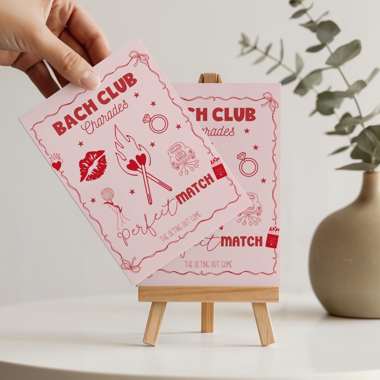 Perfect Match Bachelorette Party Charades Game