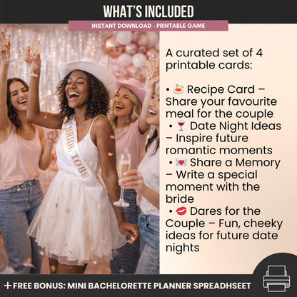Perfect Match Bachelorette Wishes and Advice Cards Keepsake