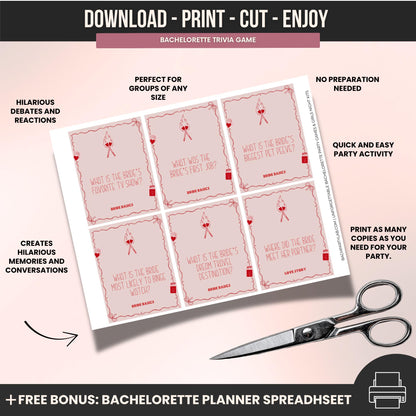 Perfect Match Bride Trivia Game